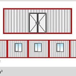 105 M² B Konteyner Yemekhane