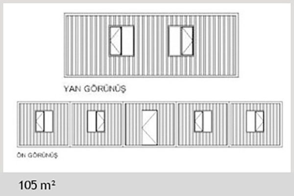 105 M² B Konteyner Yemekhane - Görsel 2