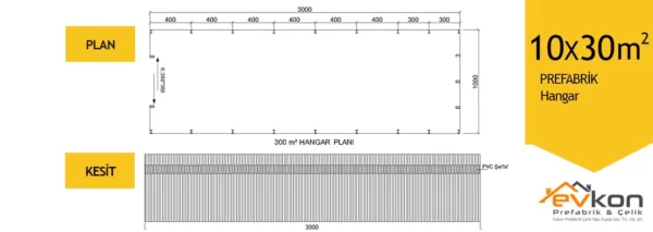 10X30 M² Hangar - Görsel 3