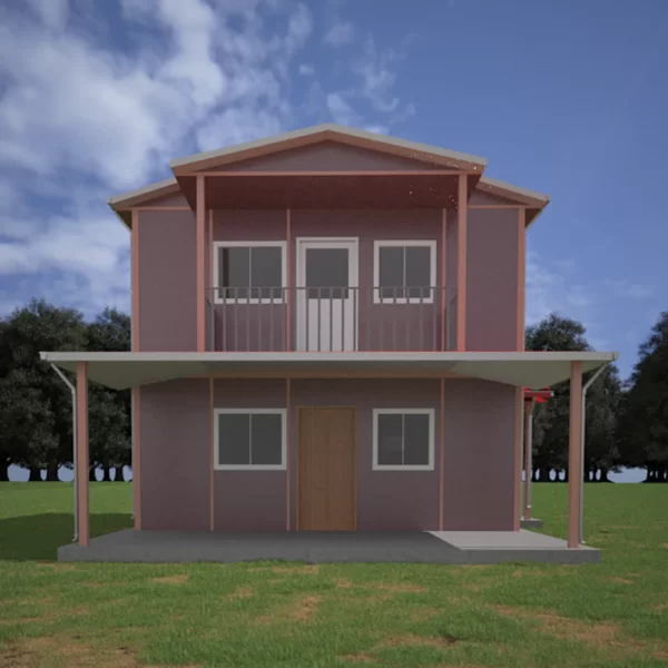 122 M² Çift Katlı Prefabrik Ev - Görsel 2