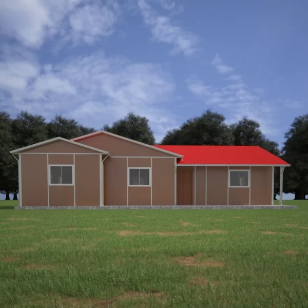 121 M² Tek Katlı Prefabrik Ev - Görsel 2