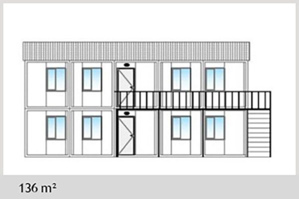168 M² Konteyner Ofis