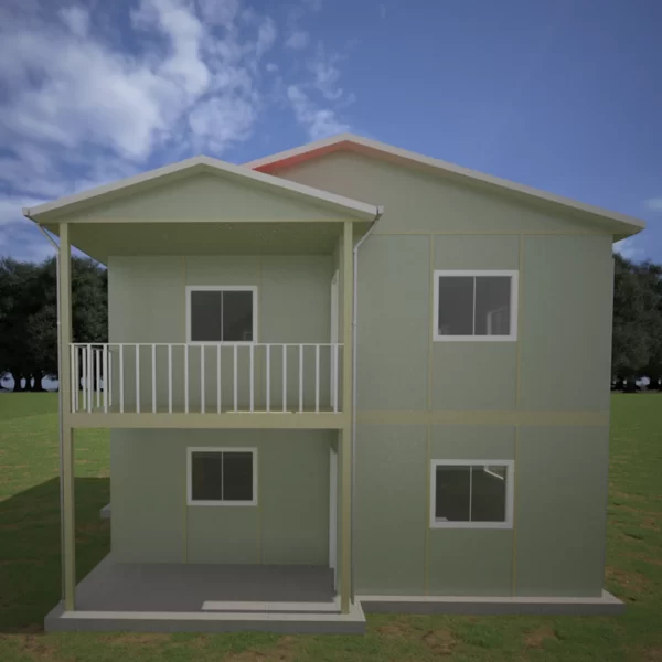 150 M² Çift Katlı Prefabrik Ev - Görsel 2