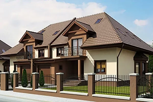 205 M² Çift Katlı Hafif Çelik Yapı