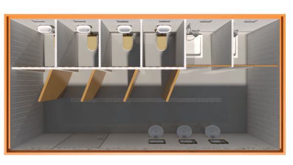 240×600 Konteyner Wc & Duş - Görsel 3