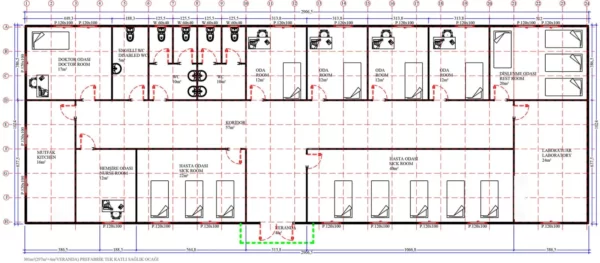 301 m² Sağlık Ocağı - Görsel 3
