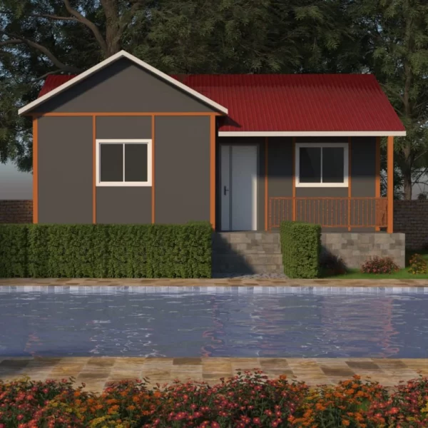 40 M² Tek Katlı Prefabrik Ev - Görsel 2