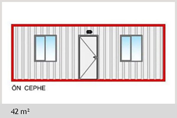 42 M² Konteyner Ofis - Görsel 2