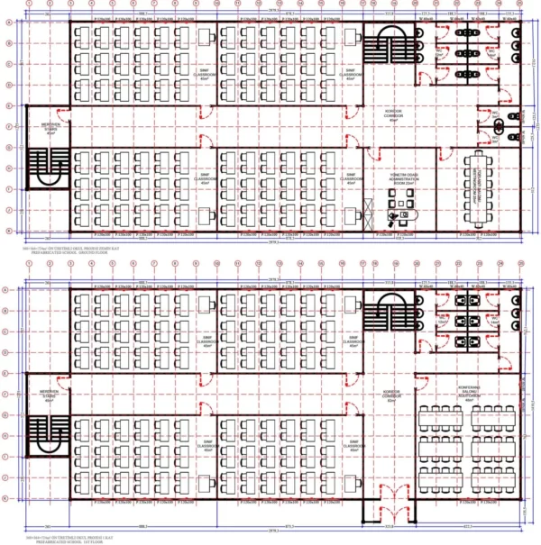 724 m² İki Katlı Okul - Görsel 3