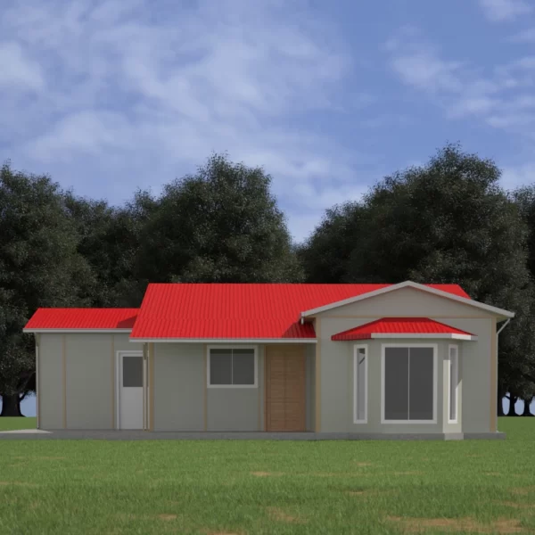 83 M² Tek Katlı Prefabrik Ev - Görsel 2