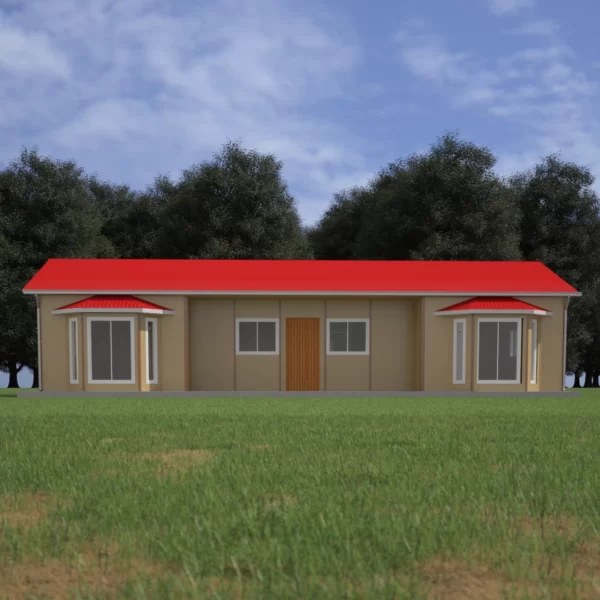 98 M² Tek Katlı Prefabrik Ev - Görsel 2